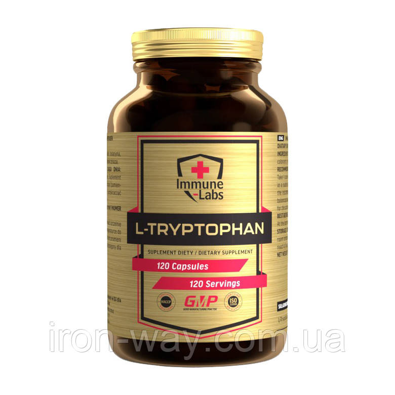 Immune-Labs L-Tryptophan 450 mg (120 caps) - фото 1 - id-p2001455353