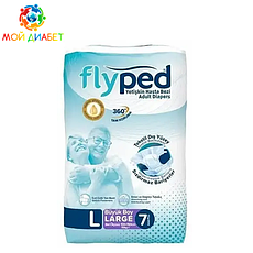 Підгузки для дорослих Fly Ped, розмір L, 7 шт.