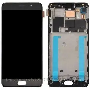 Дисплей Meizu Pro 7 модуль у зборі (екран та сенсор) з рамкою (IPS) Білий, фото 1