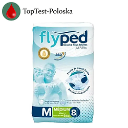 Підгузки для дорослих Fly Ped, розмір M, 8 шт.