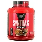 BSN, Syntha-6 Isolate, сухая протеиновая смесь, вкус шоколадного арахисового масла, 4.02 фунта (1.82кг) в в