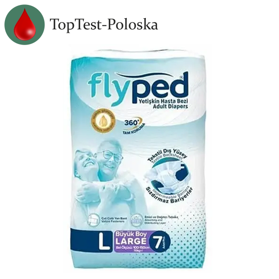 Підгузки для дорослих Fly Ped, розмір L, 7 шт.