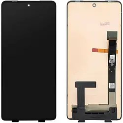 Дисплей Motorola Moto Edge 20/Edge 20 Pro модуль у зборі (екран та сенсор) (IPS) Чорний