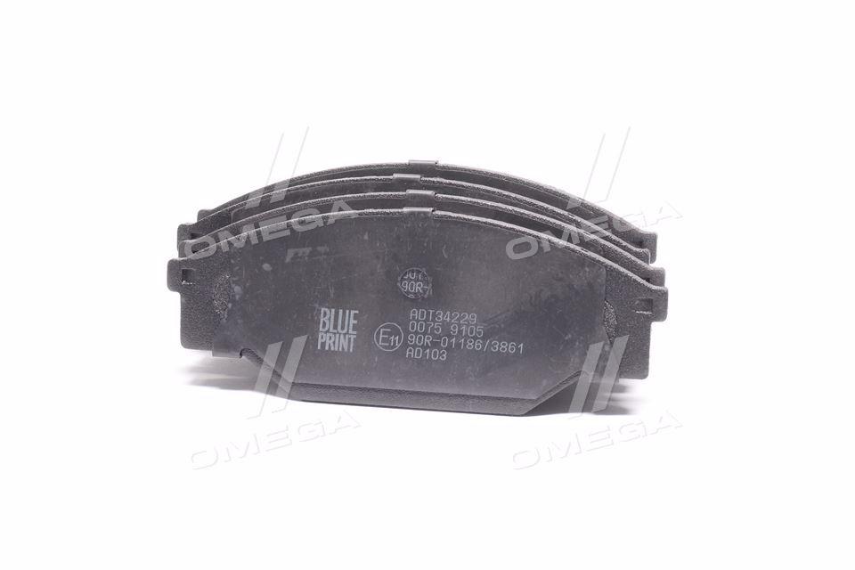 Колодки гальмивни дискови передни Toyota (вир-во Blue Print) ADT34229 UA59