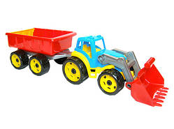 Іграшка Трактор з ковшем та з причепом, ТехноК 3688