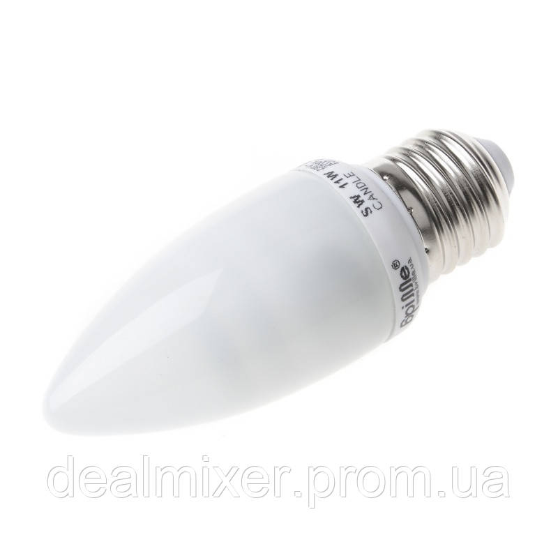 Лампа энергосберегающая свеча Brille Стекло 11W Белый YL296 DR, код: 7264459 - фото 1 - id-p2001472707