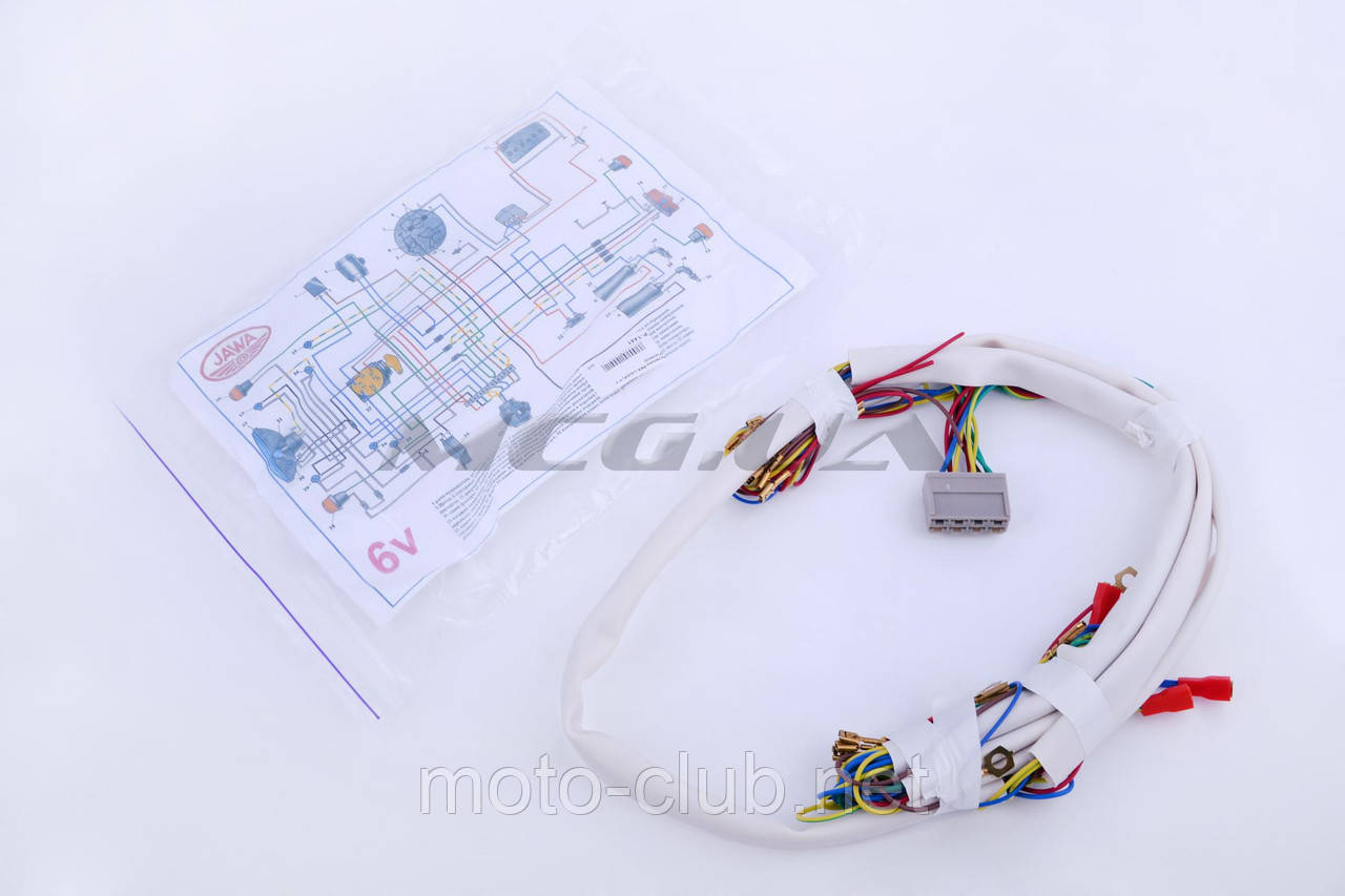 Проводка на мотоцикл ЯВА 6 V "IGR"