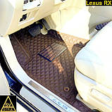 Килимки Шкіряні на Lexus LS 3D (2007-2017) Тюнінг Лексус ЛС Килимки з екошкіри, фото 9