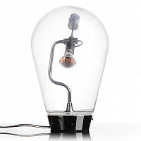 Настольная лампа хай-тек Brille 60W BL-033 Хром EV, код: 7272058