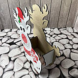 Коробка-цукерниця "Новорічний олень" Розмір: 25*20*7 см, фото 3