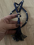 Четки синього кольору, монастирські на 100 вузлів, фото 2