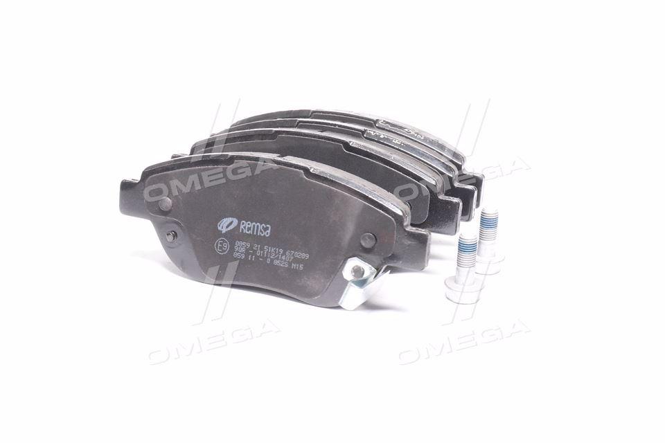 Колодка гальм. диск. OPEL CORSA D 1.3CDTI 06 - передн. (вир-во Remsa) 0859.21 UA59