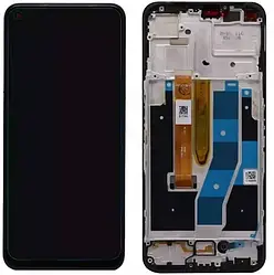 Дисплей OnePlus Nord CE 2 Lite 5G модуль у зборі (екран та сенсор) з рамкою, оригінал, Чорний