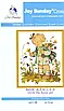 Набір для вишивання за нанесеною на канву схемою "The flower girl". AIDA 14CT printed 26*31 см, фото 3