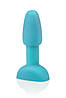 Анальна пробка з вібрацією й обертовими кульками Rimming Petite B-Vibe, з пультом, бірюзова, фото 3