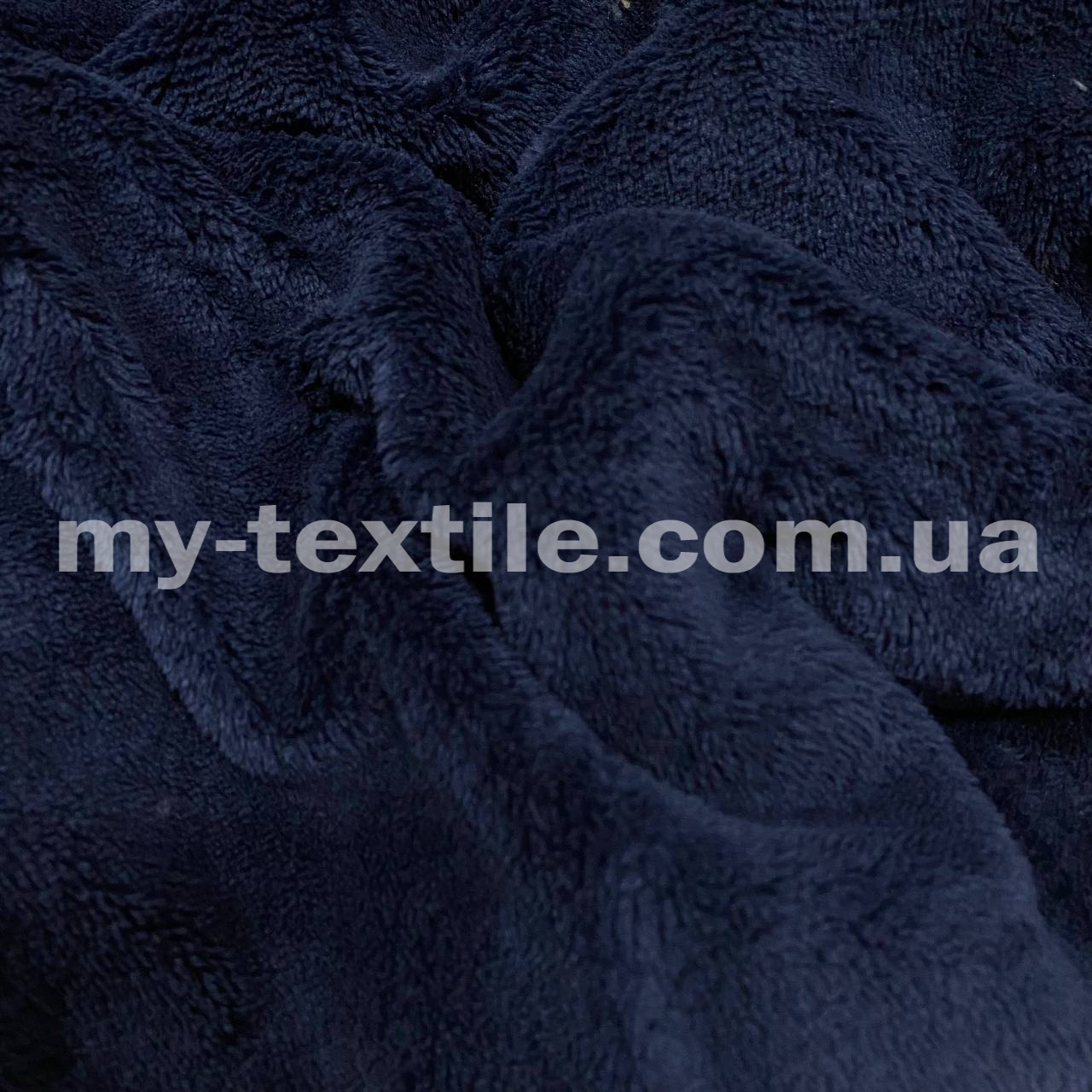Махра не полірована Китай 200 см 250 г/м2 (~1,8 м/кг) Темно синій, фото 1