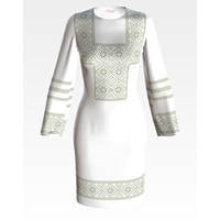Набір для вишивання нитками Барвіста Вишиванка заготовки жіночого плаття — вишиванки Межетка ПЛ106шБннi