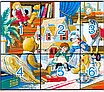 Набір для вишивання за нанесеною на канву схемою "Doll".AIDA 14CT printed, 44*38 см, фото 4