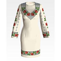 Набор для вышивки нитками Барвиста Вышиванка заготовки женского платья вышиванки Розовое кружево