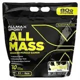 ALLMAX, Sport, All Mass, Advanced Muscle Gainer, Vanilla, 5 lbs, 2.27 kg (80 oz) Киев
