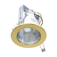 Светильник потолочный встроенный Brille 60W VDL-35 Латунь ES, код: 7273103