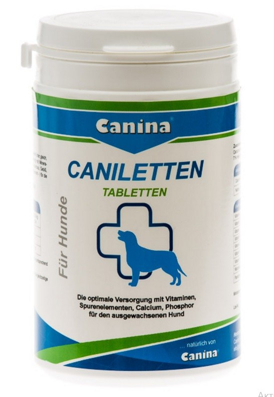 CANILETTEN — активний кальцій (1000 г) 500таблеток Canina , фото 1