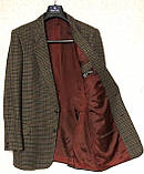 Твідовий чоловічий вовняний піджак 50/52 р, фото 10
