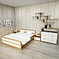 Комплект спальня максі 1 Білий/Дуб Венге Гамма стиль, фото 2