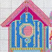 Набір для вишивання за нанесеною на канву схемою   "Garden bear".AIDA 14CT printed, 49*37 см, фото 9