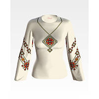 Набор для вышивки нитками Барвиста Вышиванка заготовки женской блузки вышиванки Весенняя БЖ047шМннннi