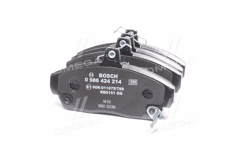 Колодка гальм. диск. HONDA CIVIC передн. (вир-во Bosch) 0 986 424 214 UA59