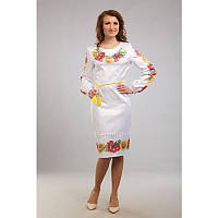Набір для вишивання бісером Барвіста Вишиванка заготовки жіночого плаття — вишиванки Макі та соняшники