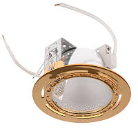 Светильник потолочный встроенный Brille DL-10 Латунь EV, код: 7272154