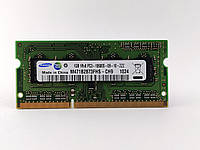 Оперативная память для ноутбука SODIMM Samsung DDR3 1Gb 1333MHz PC3-10600S (M471B2873FHS-CH9) Б/У