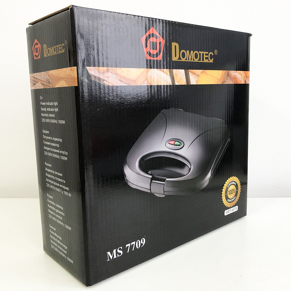 Гриль вафельниця бутербродниця DOMOTEC MS-7709, Домашній гриль для шаурми, ZW-664 Вафельниця 3в1