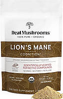 Real Mushrooms Lion's Mane / Їжовик гребінчастий органік порошок для когнітивного здоров'я 150 г