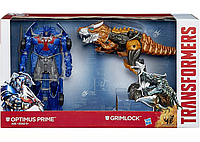 Іграшки трансфомери 2в1 Hasbro Грімлок та Оптімус Прайм, 22 см - Grimlock & Optimus Prime