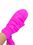 Жіночі рукавички Рукавичка плащівка хутро гуртом, фото 3
