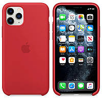 Чехол на iPhone 11 Pro Красный, Чехол SILICONE CASE на Айфон 11 Про Red