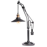Настольная лампа лофт с противовесом Brille 60W MTL-35 Черный BB, код: 7271360