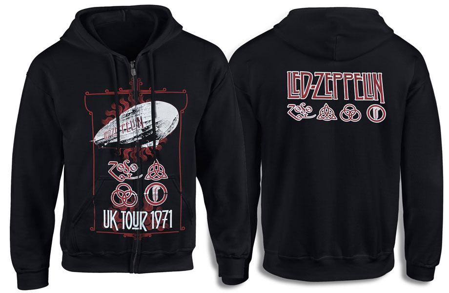 Толстовка на змійці LED ZEPPELIN UK Tour 1971