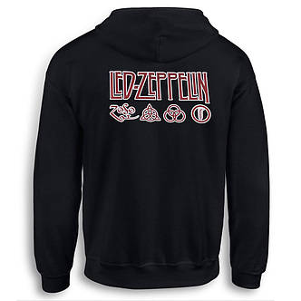 Толстовка на змійці LED ZEPPELIN UK Tour 1971, фото 3