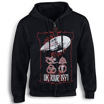 Толстовка на змійці LED ZEPPELIN UK Tour 1971, фото 2