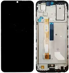 Дисплей Vivo Y31/Y31s (V2036/V2054A) модуль у зборі (екран та сенсор) з рамкою,оригінал, чорний