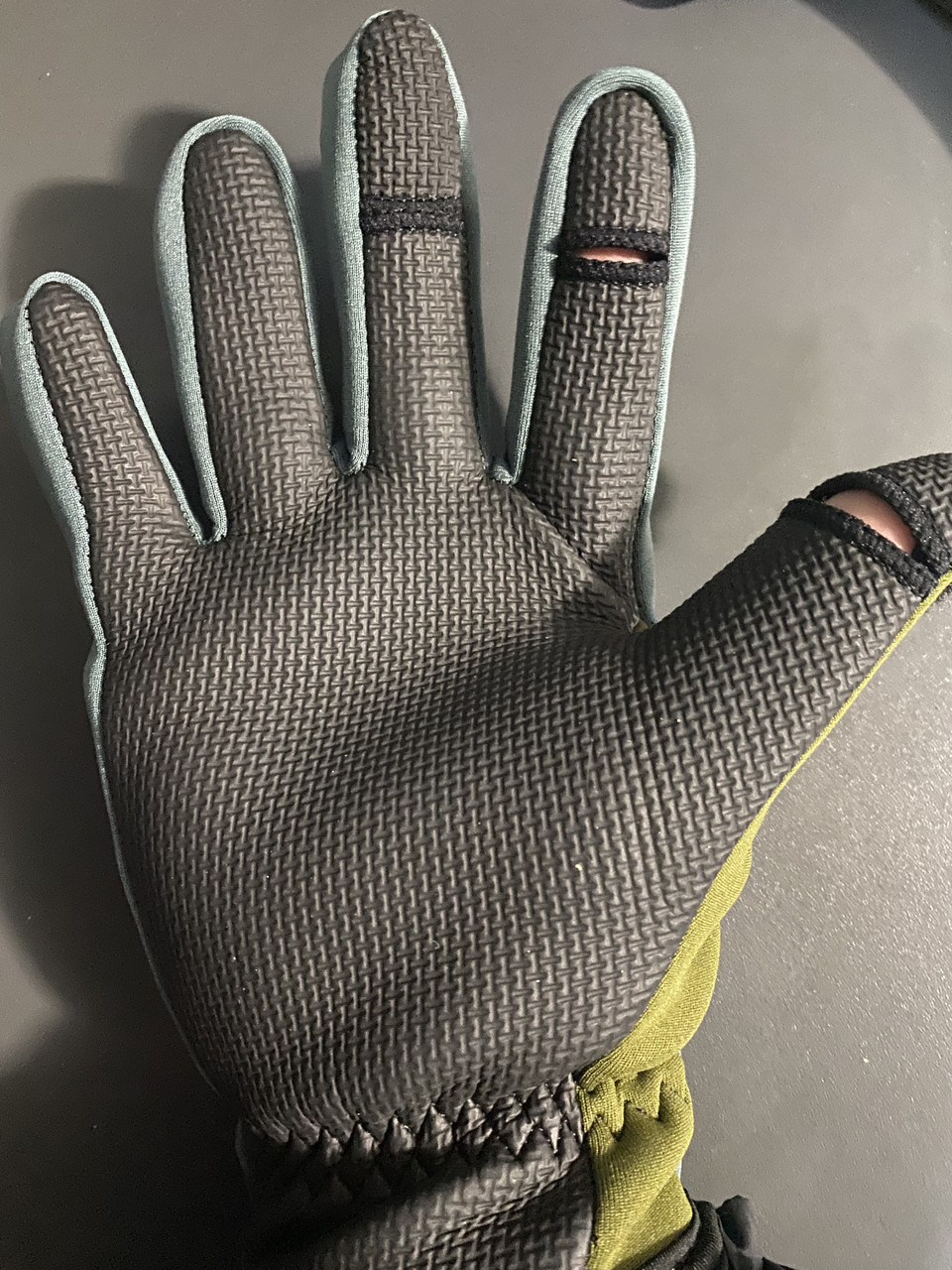 Неопренові рукавички для спінінга Rumpol (Польща) р-р M