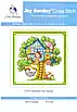 Набір для вишивання хрестиком за нанесеною на канву схемою"Summer tree house". AIDA 14CT printed, 27*27 см, фото 3
