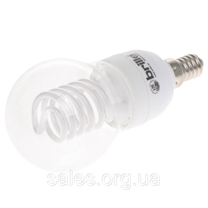 Лампа енергоощадна Brille Скло 7W Білий 126914 SC, код: 7264403