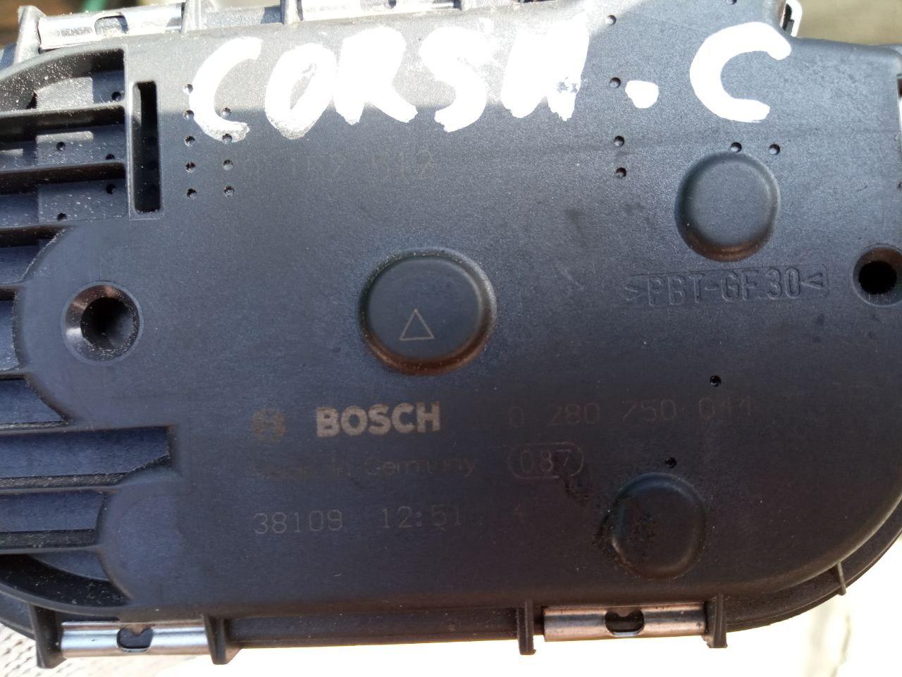 Дросельна заслінка Opel Corsa C Bosch 0 280 750 044 / 9 157 512 / 0280750044, фото 1