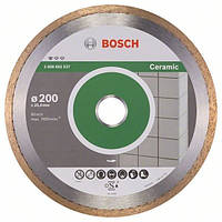 Круг алмазный BOSCH Standard for Ceramic 200*25,4*5*1,6мм керамика/плитка (2608602537)