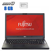 Ноутбук Fujitsu Lifebook E554/ 15.6" (1366x768)/ Core i3-4100M/ 8 GB RAM/ 480 GB SSD/ HD 4600
